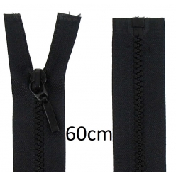 fermeture eclair z49  prestilon 4 mm 60 cm  separable