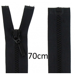 fermeture eclair z49  prestilon 4 mm 70 cm  separable