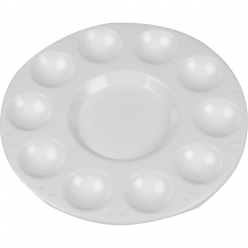 palette ronde en plastique 10 pieces