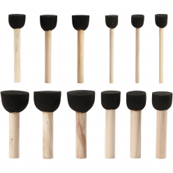 tampons en mousse 12 pieces