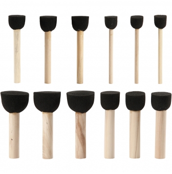tampons en mousse 12 pieces