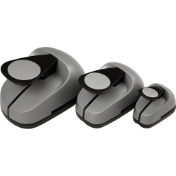 set de 3 perforatrices fantaisie cercle