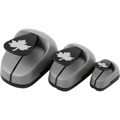 set de 3 perforatrices fantaisies feuille erable