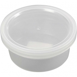 pot en plastique avec couvercle