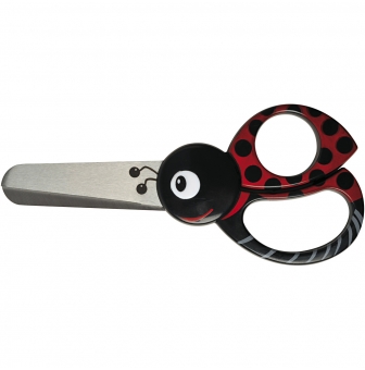 ciseaux animaux pour enfants 13 cm coccinelle