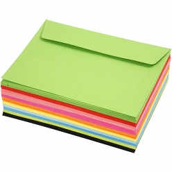enveloppes couleur