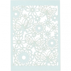 papier cartonne avec motif dentelle