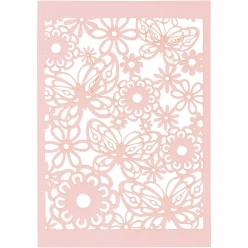 papier cartonne avec motif dentelle