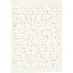 papier cartonne avec motif dentelle