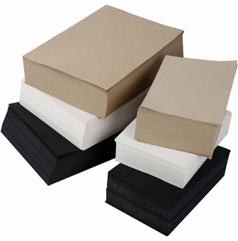 papier kraft 3 coloris 6000 feuilles assorties