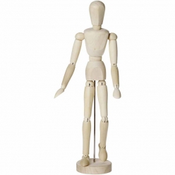 mannequin articule bois 30 cm