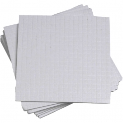 plaque adhesif 3d 5x5x1 mm 10 pieces