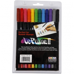 marqueurs le plume ii couleurs basiques 12 pieces