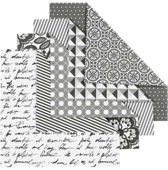 papier origami noir et blanc 15x15 cm 50 feuilles