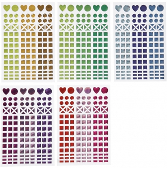 autocollants mosaiques