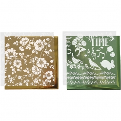 film decoratif et feuille de papier transfert