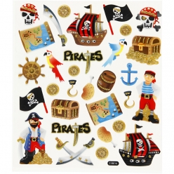 autocollants fantaisie scintillants