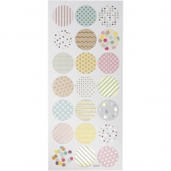 autocollants pastels
