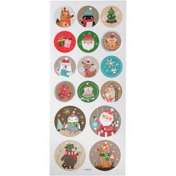 autocollants de noel