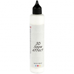 pate neige 3d effet mat 100 ml