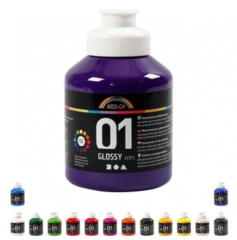 peinture acrylique a  color brillante 500 ml