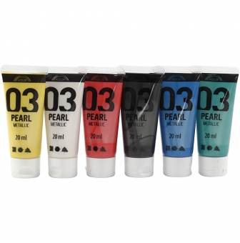 peinture acrylique a  color metallique 6x20 ml