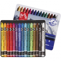 pastel a la cire aquarellables neocolor 2 set de 15 couleurs
