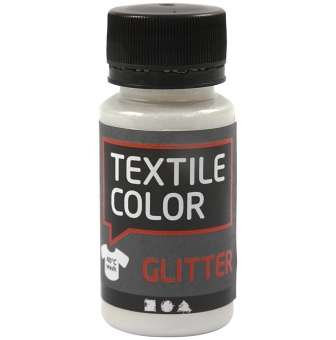 medium textile glitter transparent a paillettes 50 ml