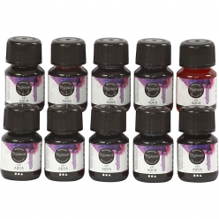 peinture aquarelle art aqua pigment 10x30 ml