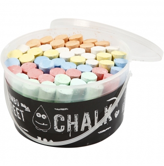 craies pour le sol assortiment 50 pieces
