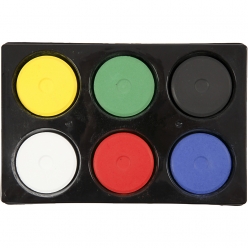 gouache en palette