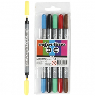 feutres colortime double pointe