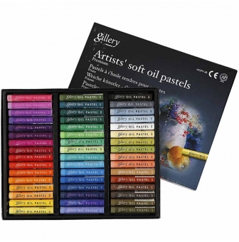 gallery oil pastel premium set 48 pastels gras