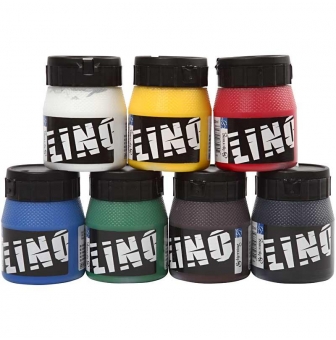encres pour linogravure 7x250ml