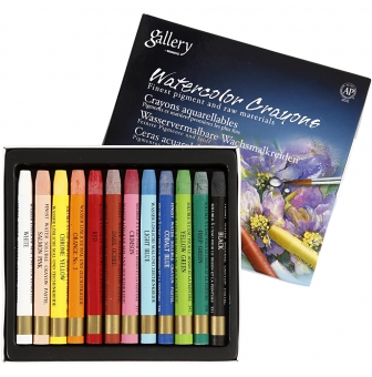 crayons cire aquarellables