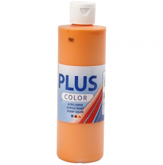plus color peinture acrylique 250g citrouille