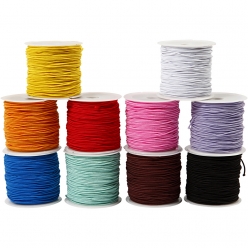 fil elastique colore 12 mm assortiment 10x25 m
