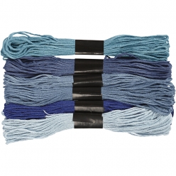 fil a broder  assortiments 6 x8 couleurs