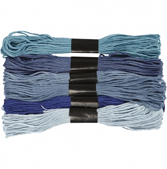 fil a broder  assortiments 6 x8 couleurs
