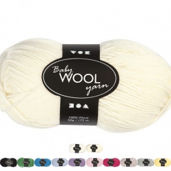 laine merinos pour bebe  pelote de 50gr