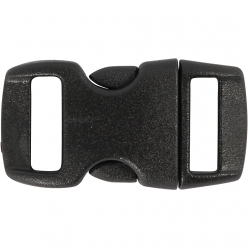 fermoir click 15 mm noir 4 pieces