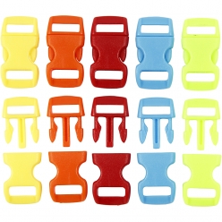 fermoir click 15 mm assortiment 100 pieces