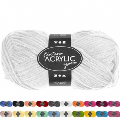 laine acrylique fantasia  pelote de 50gr