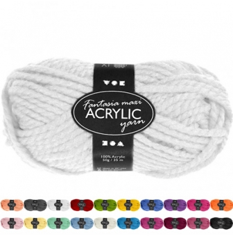 laine acrylique maxi fantasia pelote de 50gr
