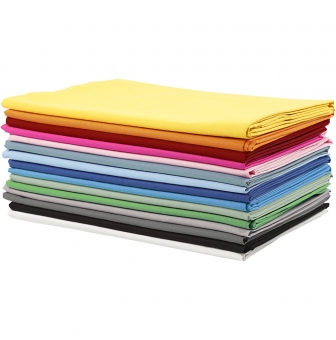 coton oeko tex 15x2 metres en 15 couleurs