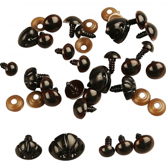 yeux et nez d oursons  assortiment