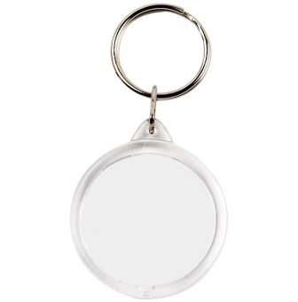porte cles rond en plastique 25 pieces
