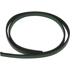 cordon plat cuir synthetique 10 mm 1 m