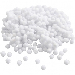 pompons blancs 5 mm 550 pieces