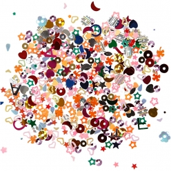 multimix maxi paillettes fantaisies 2  6 mm 170 gr
